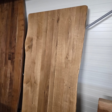 Stół Jadalniany ORGANIC 200 cm – Lity Dąb 4 cm – Wykończenie Olejowosk Mat – Nogi Klasyczne / Pająk