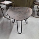 [defekt] Stolik Kawowy Wysoki MASURA 53x53 cm – Blat HPL Antracyt – Xooon