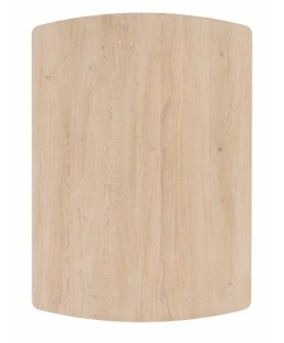 [od ręki] Kompaktowy Stół Rozkładany NOVELLO 140-190 cm - Naturalny Fornir Dębowy - Grafitowa Podstawa Metalowa