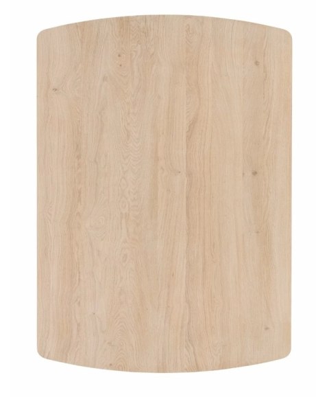 [od ręki] Kompaktowy Stół Rozkładany NOVELLO 140-190 cm - Naturalny Fornir Dębowy - Grafitowa Podstawa Metalowa