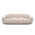 Sofa 2-osobowa NORA LOUNGE (180 cm) – tkanina strukturalna, kolor beżowy
