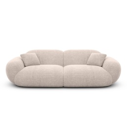 Sofa 2-osobowa NORA LOUNGE (180 cm) – tkanina strukturalna, kolor beżowy