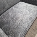 [od reki] Sofa 3-osobowa XOOON PUGLIA 200 cm – sprężyny kieszeniowe, tkanina szenilowa Derby (Antracyt)