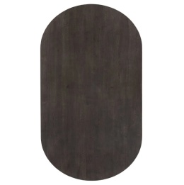[na zamówienie] Dębowy stół do jadalni HENDERS & HAZEL RAVELLO (120 × 210 cm) – blat z litego drewna, kolor Basalt, Platinum Lak