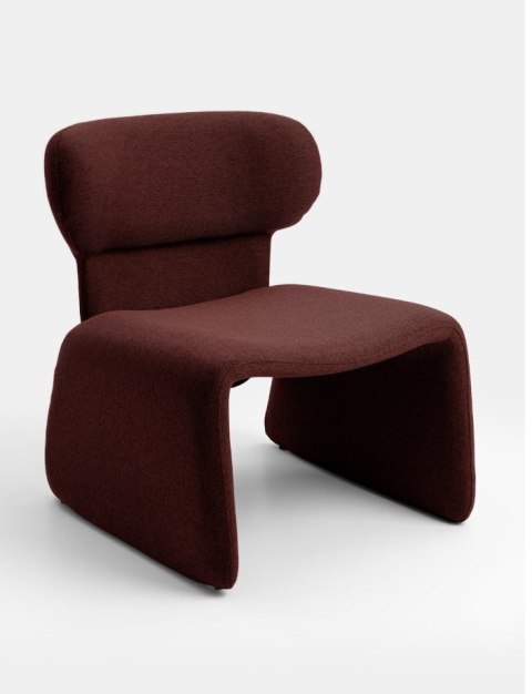 Fotel Wypoczynkowy LIVA - Tkanina Bordeaux - COCOmaison®