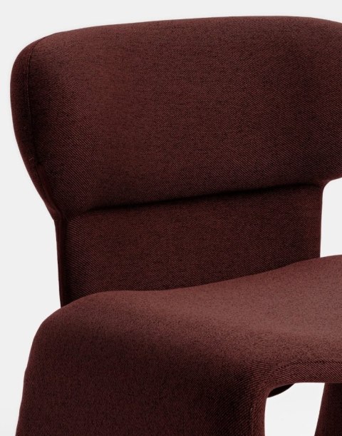 Fotel Wypoczynkowy LIVA - Tkanina Bordeaux - COCOmaison®