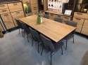 [K] Stół Rozkładany SARDINIË Happy@Home 180-240 cm Primo Laminato Natural Centralna Noga