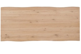 [od ręki] Stół do Jadalni Nyborg 200x100 cm - Fornir Dębowy Dune Natural | Noga Centralna
