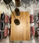 Krzesło H&H Manou red wine komplet 4 sztuk