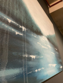 Obraz akrylowy ręcznie malowany w rozmiarze 140x110cm "KU JEZIORU"