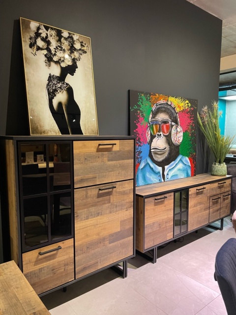 [M] Wysoka komoda H&H Avalon/ Avalox driftwood